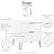 Manhattan Comfort DUMBO 2.0 Nightstand in White, 2PK 2-NS002-WH - alternate 3